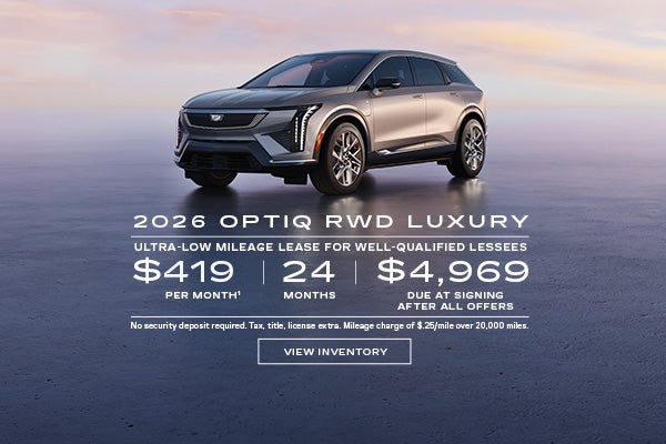 2026 OPTIQ RWD LUXURY. Ultra-low milege lease for well-qualified lessees. $419 per month 24 month...